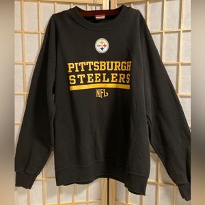 Vintage Pittsburgh Steelers NFL football Apparel Sweatshirt, Size L, Authentic.